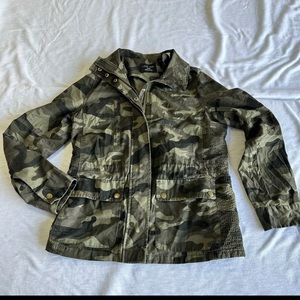 Love Tree Camo Utility Jacket Unlined Lightweight Sz Large LG